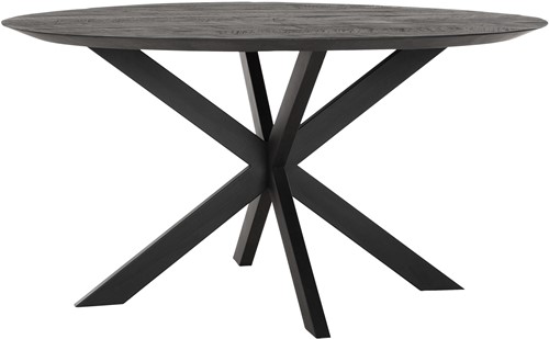 DTP Home Timeless Black dining table Shape Ø150 cm