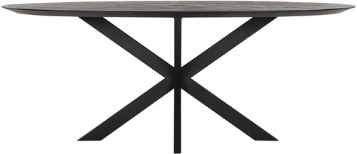 BT 611381 Dining table Shape oval BLACK_1