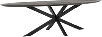 Dining table Shape oval BLACK