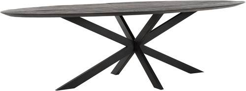Dining table Shape oval BLACK