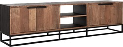 TV stand Cosmo No.2 large, 4 doors, 2 open racks