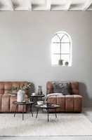 Coffee tables Saturnus natural + ML 751635 Loveseat Waves_Sfeer