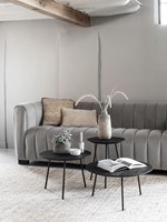 Coffee tables Jupiter black + ML 751602 Sofa Elegant_Sfeer