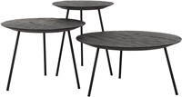 HI 301151 + HI 301153 + HI 301155 Coffee table Jupiter BLACK