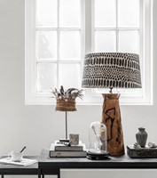 ML 833024 Table lamp Jungle large + ML 980080 Balinese hat_Sfeer