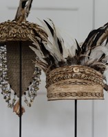 ML 980082 - ML 980080 Balinese helmet + hat