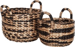 Basket MUST Living round, set of 2