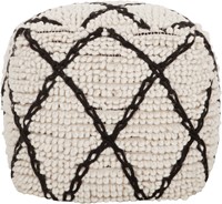 ML 927001 Pouf Princess Ivory Black