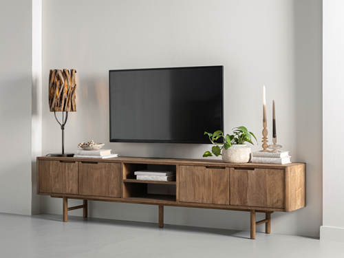BL 741142 Bliss tv stand No.2 large - ML 833166 Forest lamp natural_sfeer2