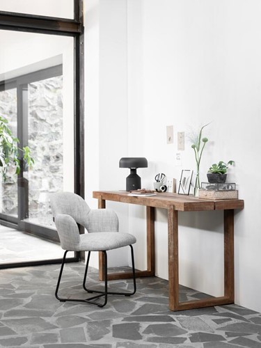 CL 580411 Icon console writing desk-ML 749417 Vista arm chair Polaris light grey