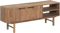 TV stand Bliss No.2 small, 2 doors, 2 open racks