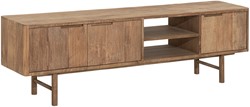 TV stand Bliss No.2 medium, 3 doors, 2 open racks