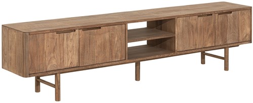 TV stand Bliss No.2 large, 4 doors, 2 open racks