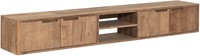 Hanging TV stand Bliss No.2 large, 4 doors, 2 open racks