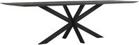 BT 530638 Dining table curves rectangular BLACK_2