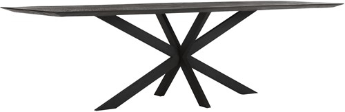 BT 530638 Dining table curves rectangular BLACK_2