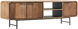 TV stand Evo medium, 3 doors, 2 open racks