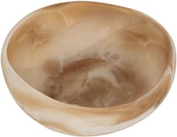 MUST Living bowl Rafael brown/white small