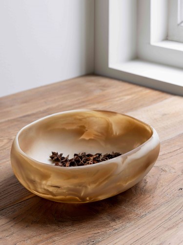 ML 426712 Rafael bowl small brown/white_sfeer