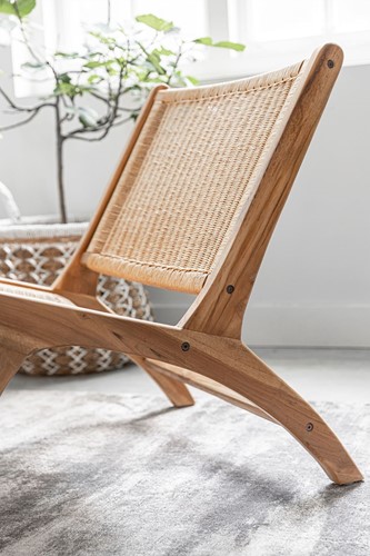 ML 450430 Lounge chair Lazy loom natural_Detail 1