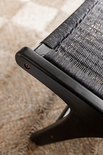 ML 450432 Lounge chair Lazy loom black_Detail 2