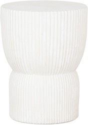 Side table Fluted White