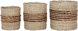 Baskets Carvoeiro small, set of 3