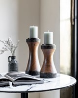 Candle holders Diabolo small + large_Sfeer