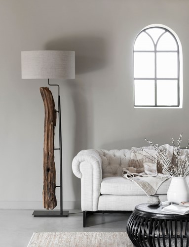 ML 833551 Floorlamp Contemporary + ML 751940 Sofa Revolution + ML 252536 Coffee table Positano_Sfeer