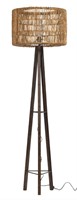 ML 833567 Floorlamp Porto Cristo BLACK + ML 396803 Lampshade San Lorenzo