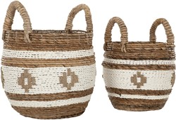 Basket Cuzco, set of 2