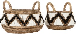 Basket Mendoza, set of 2