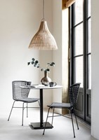 ML 890805 Pendant lamp Catur + ML 476532 Bistro table Le Baratin + ML 246717 Side chair Bahamas Loom_Sfeer