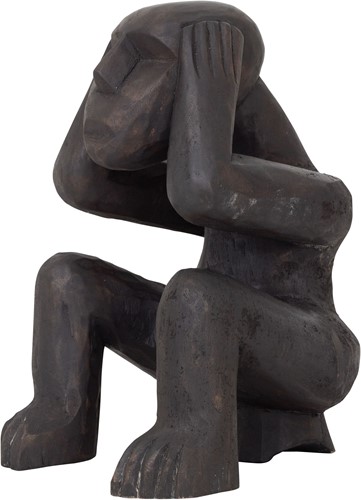 MUST Living statue Monkey Hear nothing