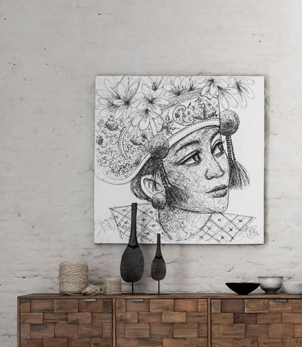 ML 904002 Balinese girl Kadek - ML 310142 Sideboard Blockx