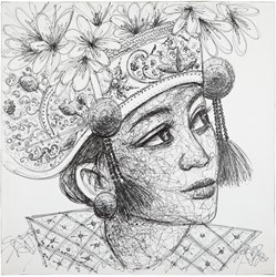 MUST Living Wall Art Balinese girl Kadek 