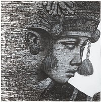 MUST Living Wall Art Balinese girl Komang 