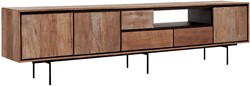 TV stand Metropole extra large, 3 doors, 3 drawers, open rack