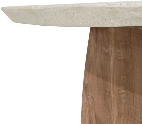 NO 912046 Nova dining table travertin / NO 912047 Nova dining table travertin_detail2