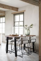 TC 320746 Counter table Timber - ML 748842 Counter chair Cloud_Sfeer