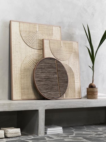 ML 426491-ML 426490 Japanese Garden wall panel-ML 426496 Contemporary gold wall panel