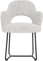 ML 749414 Vista arm chair Boucle light grey