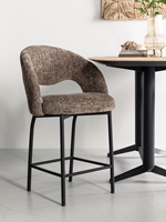 ML 749824 Arca counter chair glossy brown_sfeer