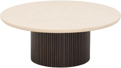 Coffee table Maroon round