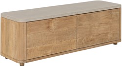TV stand Nova Travertin small, 2 flap panels