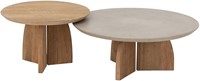 DTP Home Nova coffee table teakwood + travertin top