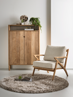 AP 461004 Apollo cupboard low ML 260814 Charles lounge chair_sf1