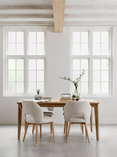 AP 461731 Apollo dining table 170 cm - ML 749015 blossom dining chair polaris natural_sf1