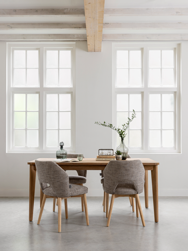 AP 461731 Apollo dining table 170 cm - ML 749016 blossom dining chair polaris brown_sf1