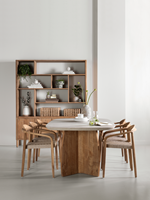 NO 912046 Nova dining table ML 260802 Santiago dining chair AP 461046 Apollo bookcase_sf1